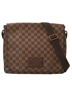 Louis Vuitton Damier Shoulder Bag Brooklyn MM Crossbody for Work Large